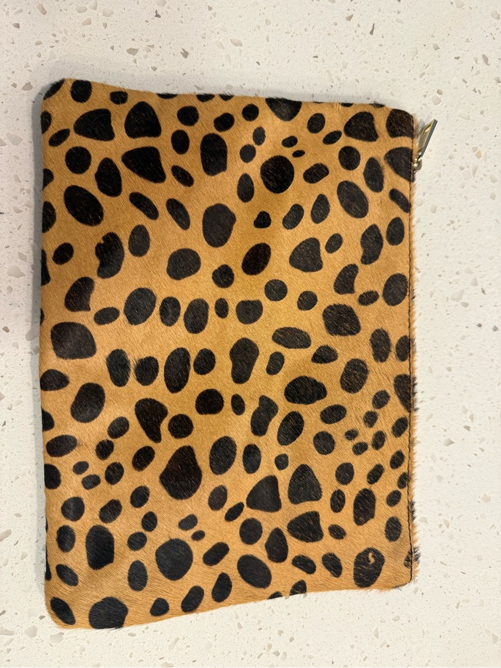 Nordstrom Leopard Print Zip Clutch